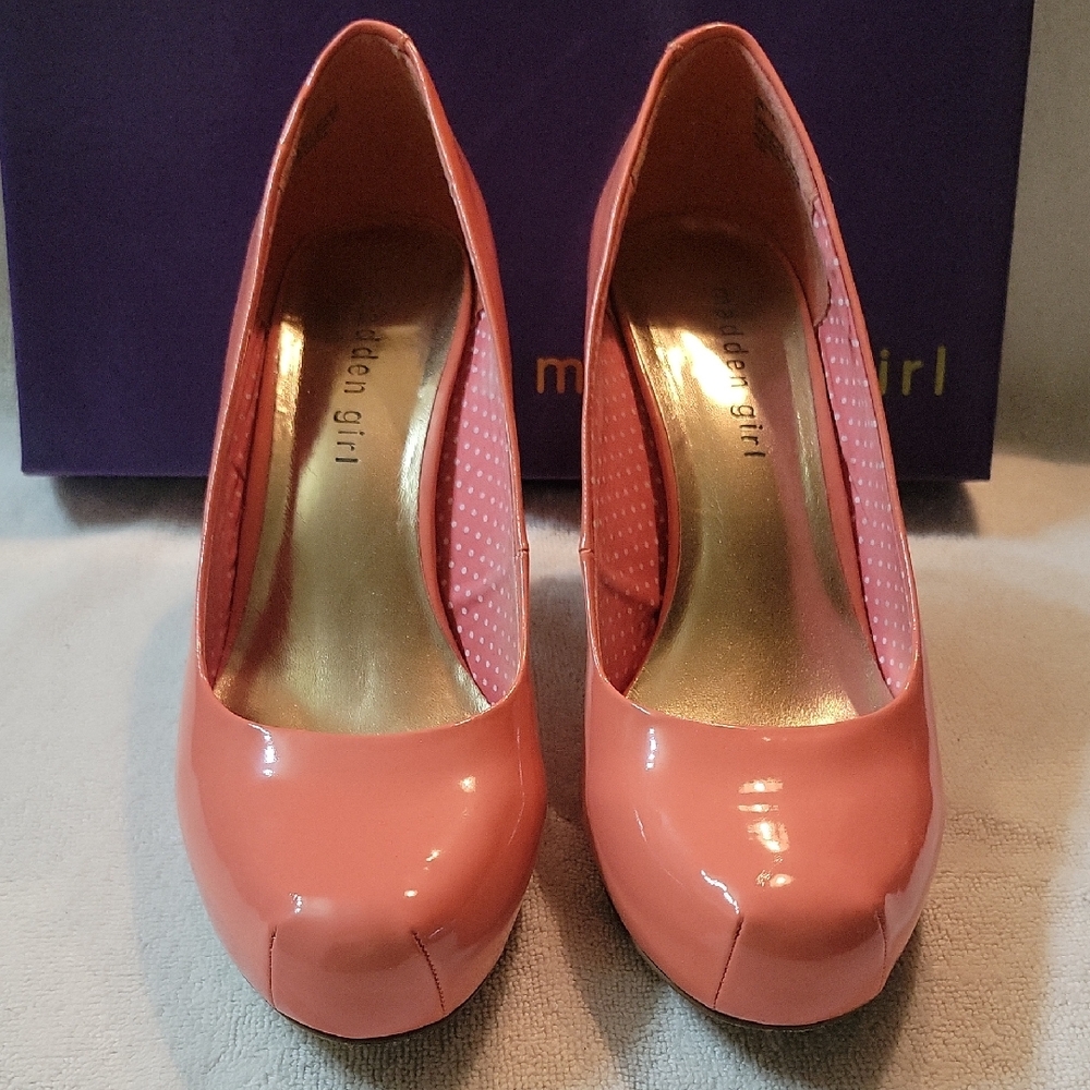 Madden Girl Pink Platform Heels